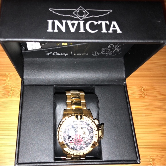 NWT INVICTA - Disney Gold Watch (Limited Edition) - Picture 3 of 8
